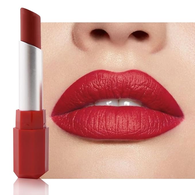 Pale Orange Matte Lipstick - Lip Crayon & Face Paint Stick for Women, Smooth Pigmented Everyday Wear, Younger-Looking Lip Makeup, Labial con color para uso diario 05