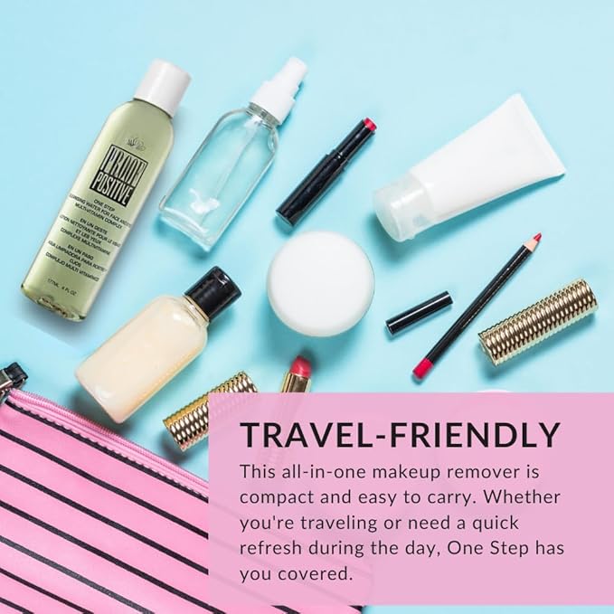 Color Me Beautiful One Step Makeup Remover, Eye Face and Neck Cleansing, Gentle Facial Cleanser and Toner, Hydrating and Moisturizing, 6 fl. oz