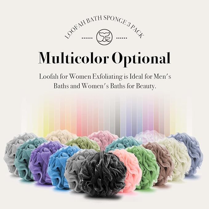 Loofah sponge bath sponge for