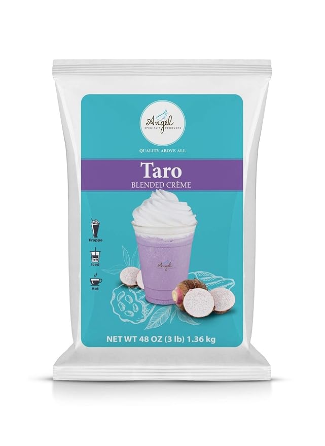 Taro Blended Crème Mix by Angel Specialty Products [3 LB]