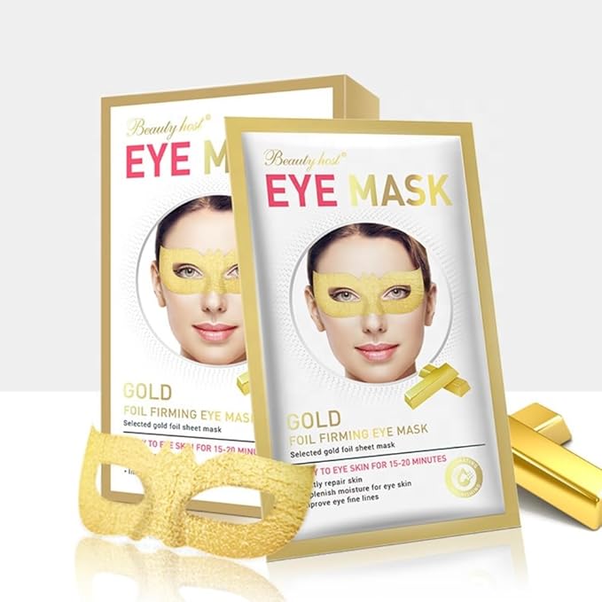 Generic 24 K Gold Eye Mask Puffy Eyes and Dark Circles Treatment Relieve Pressure and Reduce Wrinkles, Revitalize and Refresh Your Skin