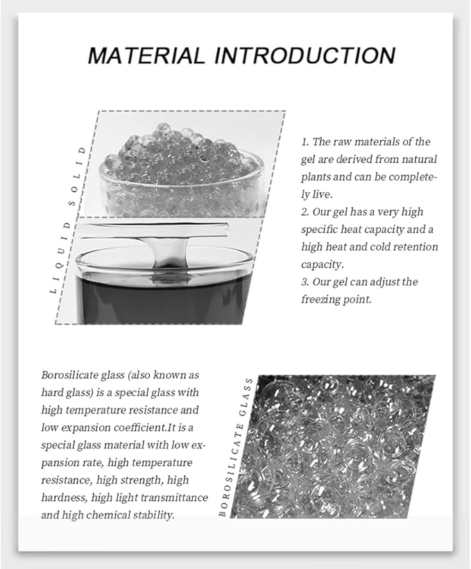 Reusable Glass guasha, hot and Cold Compress guasha for Puffiness and Redness Reducing Skin Care Routine, Self Care Gift for Men Women (Clear)