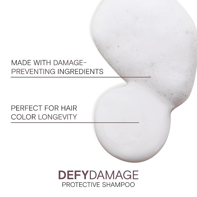 Joico Defy Damage Protective Shampoo | For Color-Treated Hair | Strengthen Bonds & Preserve Hair Color | With Moringa Seed Oil & Arginine | 33.8 Fl Oz