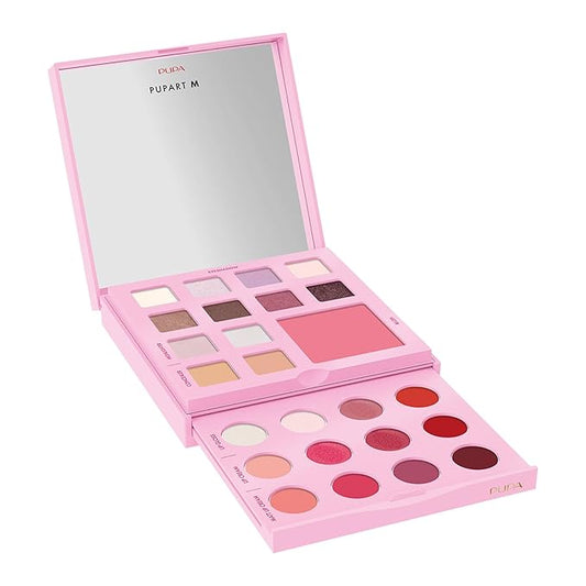 Pupa Milano Pupart M Makeup Palette, 002 Pink, 6 oz