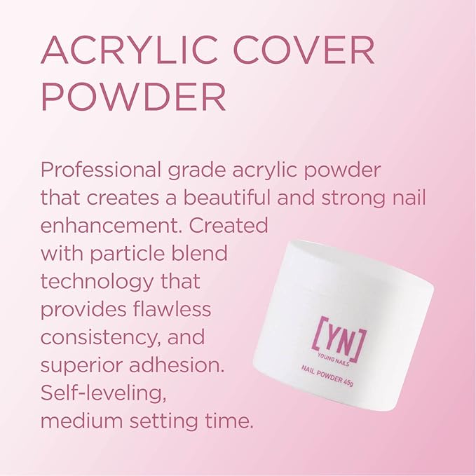Young Nails Acrylic Cover Powder, Earth, 45 Gram