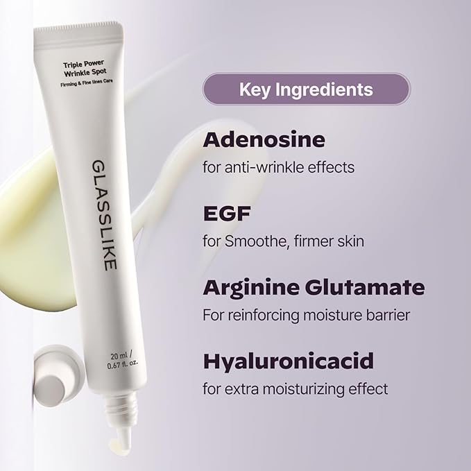 Wrinkle Care Duo : Superform Galvanic Booster Blush Pink and Glasslike Triple Power Wrinkle Spot Ampoule, 0.47fl. oz