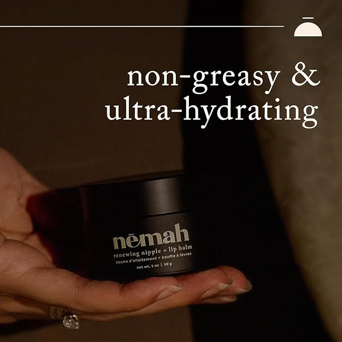 Nemah Gentle Care Essentials Kit, Includes Calming Baby Lotion, Soothing 2-in-1 Baby Shampoo & Wash, and Renewing Nipple + Lip Balm, Pregnancy Must Haves Virtual Bundle