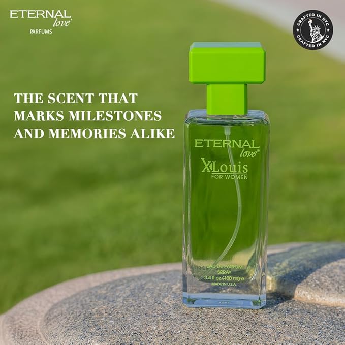 Eternal Love X-Louis for Women - Long Lasting Eau de Parfum Spray 100ml - Premium Floral Fragrance with Amber & Vanilla - Sophisticated Scent