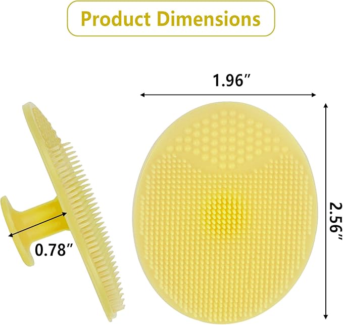 10 Pcs Silicone Face Scrubbers with Suction, Exfoliating Facial Cleansing Brush for Gentle Exfoliation & Deep Cleaning - Multi Colored