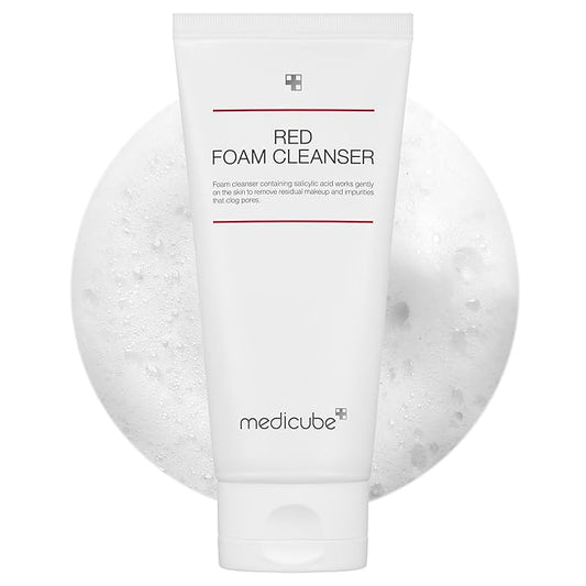 medicube Red Foam Cleanser - Deeply cleanses, remove impurities, control sebum, | Korean Skincare
