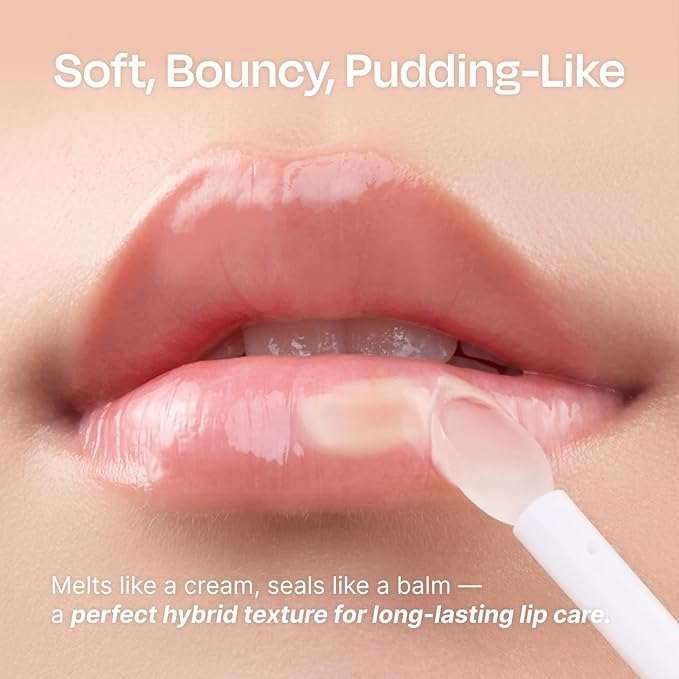 Celladix Overnight Lip Plumping Mask with Banana PDRN – Pudding-Like Melting Balm Texture, Vanilla Scent – Hydrating & Mild Plumping Treatment for Kissable Lips with Honey & Collagen, 0.5 Fl oz