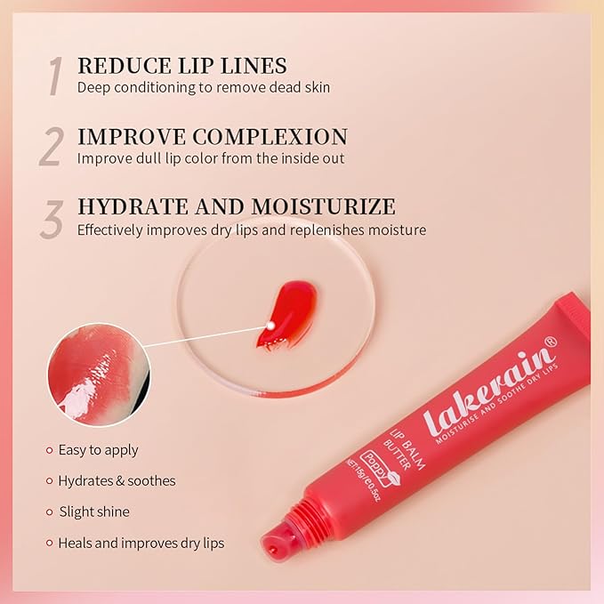 Erinde 3 Colors Lip Butter Balm Lips