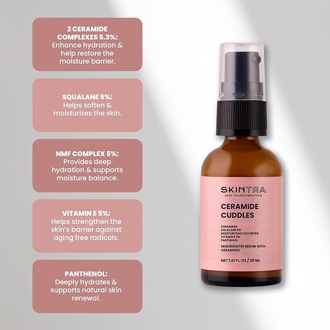 Ceramide Cuddles - Regenerating Ceramide Serum for Barrier Repair and Hydration – Calming and Redness-Reducing – All Skin Types – 30 ml/Net 1.01 Fl. Oz