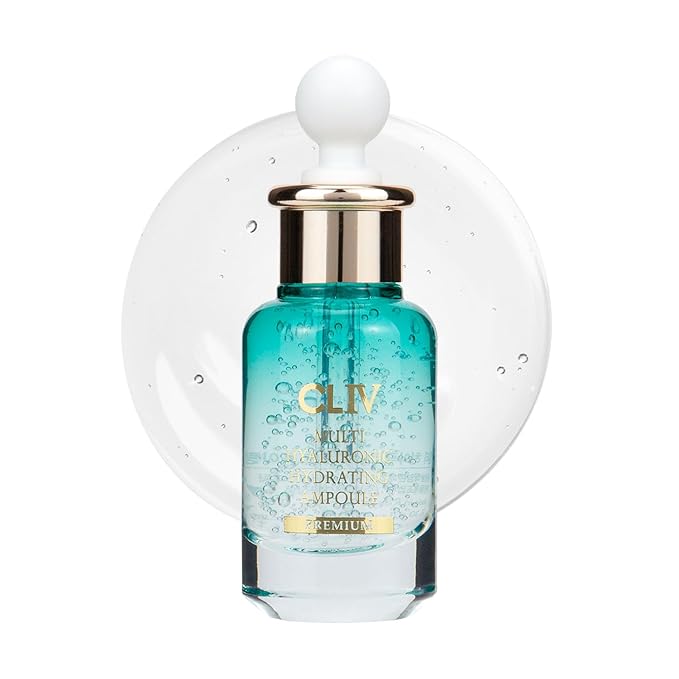 CLIV Multi Hyaluronic Hydrating Ampoule 30ml / 1.01 fl oz – Korean Skincare Nourishing Serum with 85% Hyaluronic Acid, 8-Layer Hydration Technology, Ceramides & Panthenol for Deep Moisture Care