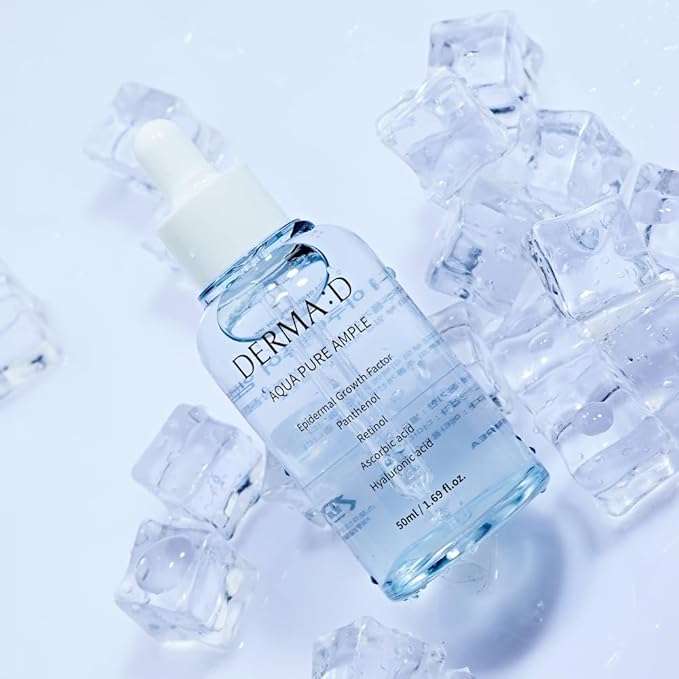 Aqua Pure Ampoule – Lightweight Hydrating Korean Face Serum with Multi-Weight Hyaluronic Acid & Panthenol. Fast-Absorbing, Non-Sticky K-Beauty Skincare for All Skin Types, 1.69 fl oz