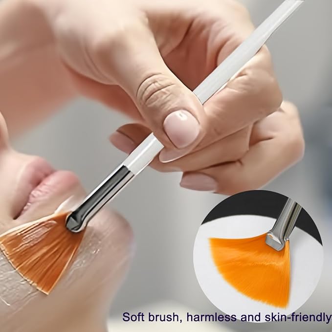 30 Pcs Esthetician Supplies for Facials Set,Facial Care DIY Tools 4 Silicone Facial Bowls 4 Facial Mask Fan Brushes 5 Facial Headbands, 8 Compressed Facial Sponges 8 Mask Applicators 1 Measuring Cups