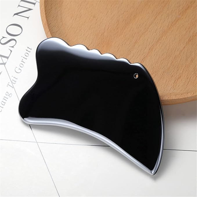 Terahertz Guasha Scraper Facial Massager Gouache Scraper Face Massage Slimming Tool Skincare Beauty Gua Sha Board Energy Ston