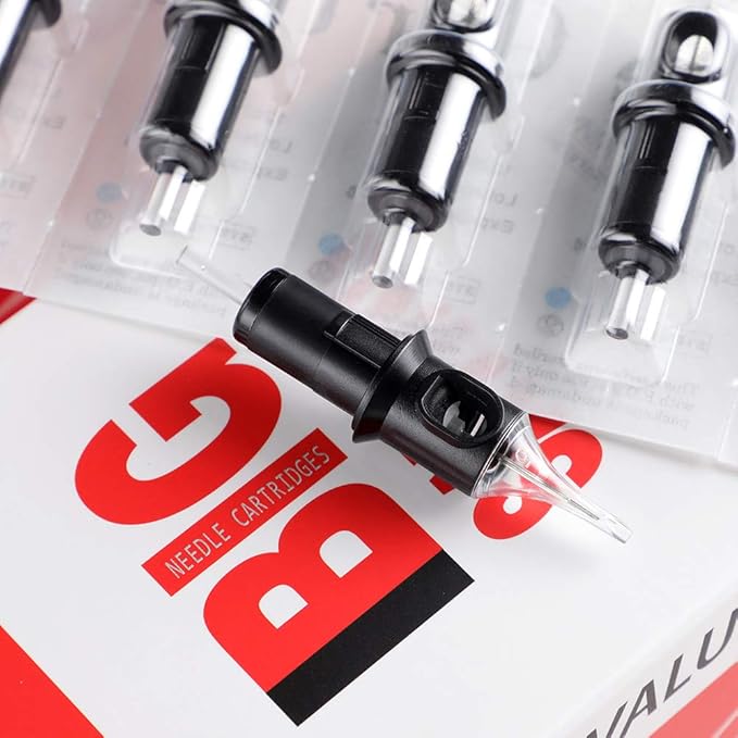 STIGMA #12 Standard 0.35mm Disposable Tattoo Cartridge Needles 50pcs Assorted Sizes 3RL 5RL 7RL 9RL 3RS 5RS 7RS 9RS 7M1 1211M1 of Round Liner/Round Shader/Weaved Magnum EN05-50KIT-B