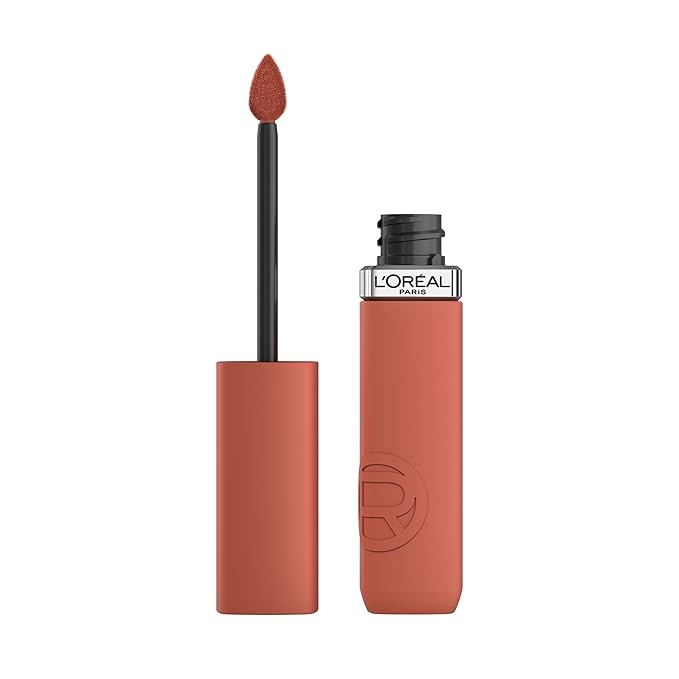 L'Oreal Paris Infallible Matte Resistance Liquid Lipstick, up to 16 Hour Wear, Snooze Your Alarm 115, 0.16 Fl Oz