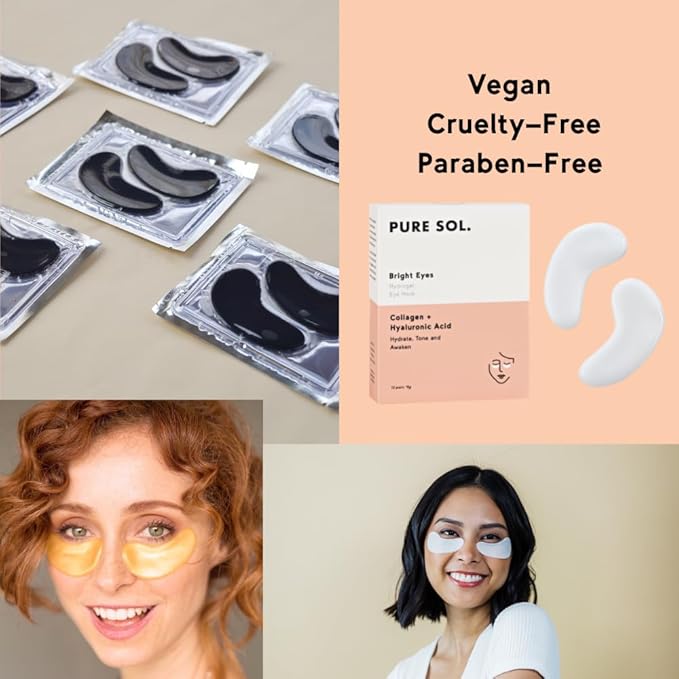 Pure sol. charcoal under eye