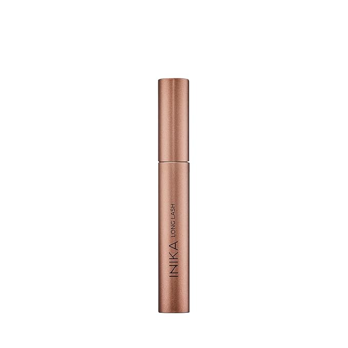 INIKA Organic Long Lash Mascara - Vegan, Non-Toxic Mascara for Volume and Length, Enriched with Essential Fatty Acids, Magnolia Bark Extract & Vitamin E, Cruelty-Free, Brown