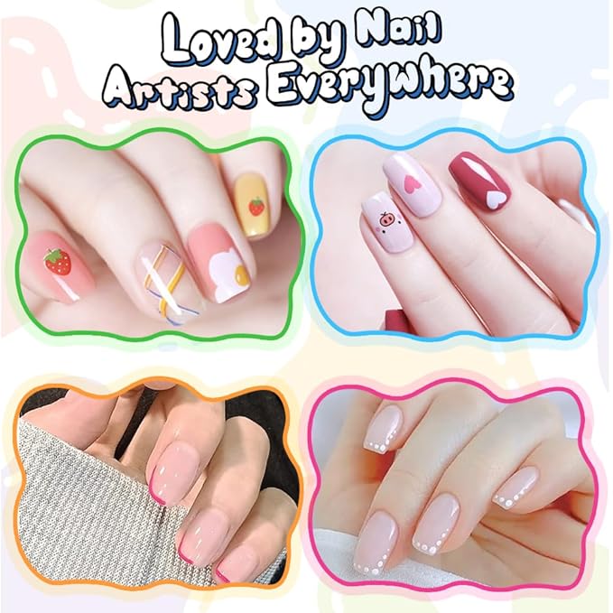 12 Colors Nail Art Pens Set, 2026 New Nail Art Pens for Painting Nails, Nail Art Markers Doodle Pen, Nail Art Tools for Dotting Drawing Painting Point Liner DIY, Quick Dry (1 Set, 0.5mm)