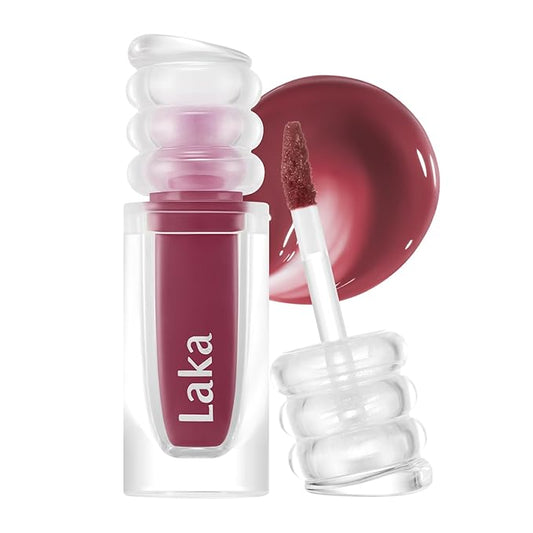 Laka Maxi Glayer Tint 3.8g/0.13oz., Glass Layer of Gloss, Ultra Glow & Vivid Layerable Pigments, High Shine Lip Oil, K-Beauty (#619 Posing)