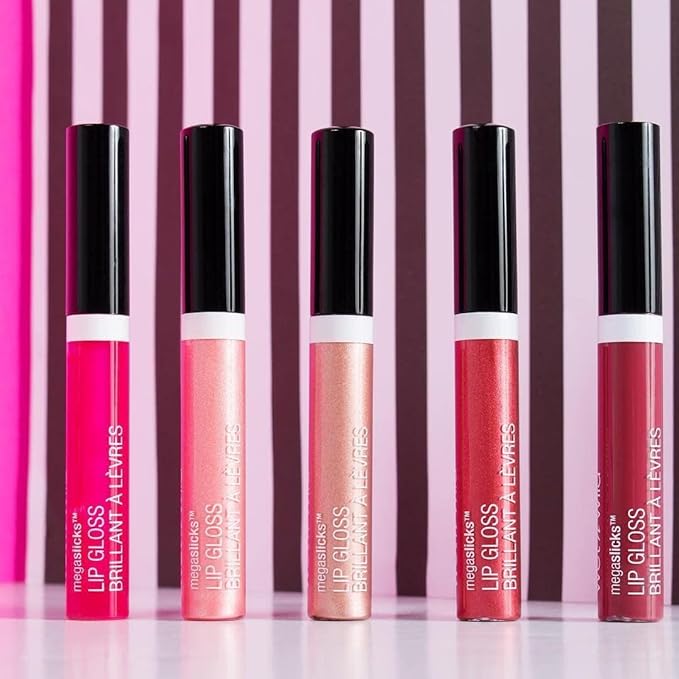 wet n wild MegaSlicks Lip Gloss, Ultra-Glossy, Vitamin-E Enriched, Ultra-Gloss High Shine Moisturizing, Cruelty-Free & Vegan - Red Sensation
