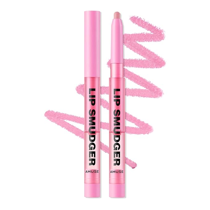 Amuse Seoul Lip Smudger (05 BOKSOONGA MILK) |matte pink | lip liner, matte, creamy, soft, velvety, cruelty-free, lipcare, long-lasting, multiuse, vegan