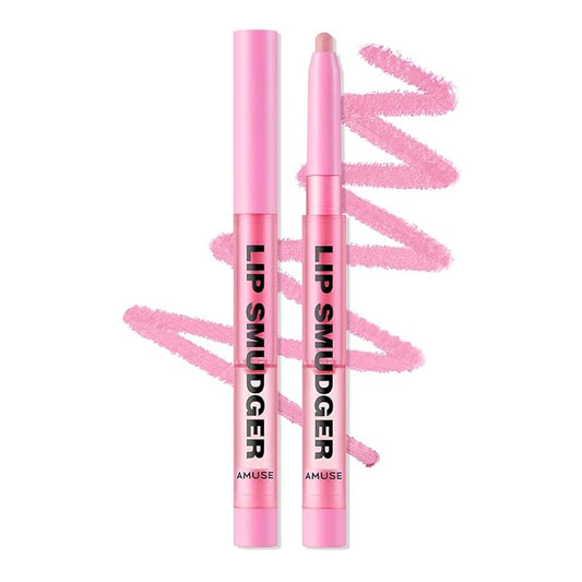 Amuse Seoul Lip Smudger (05 BOKSOONGA MILK) |matte pink | lip liner, matte, creamy, soft, velvety, cruelty-free, lipcare, long-lasting, multiuse, vegan