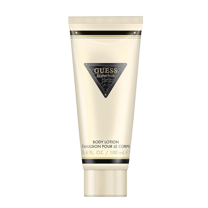 Guess Seductive Women Eau de Toilette 4 Piece Gift Set - Perfume Spray 2.5 Fl. Oz., Travel Size Perfume Spray 0.5 Fl. Oz., 3.4 Fl. Oz. Body Lotion, & Pouch