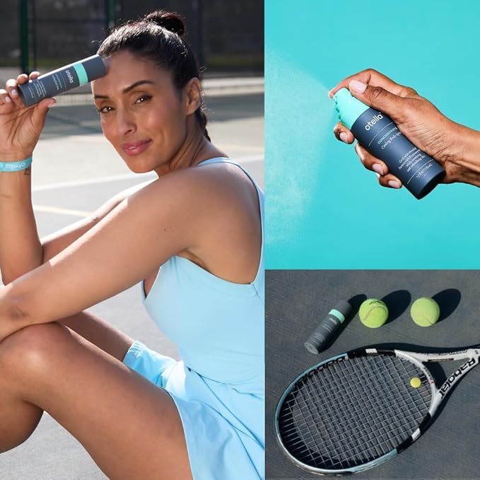 Cooling Body Spray with Menthol and Aromatherapy Rosemary Mint Scent to help you Concentrate, 2.7 oz. | Anytime Immediate Heat Relief | TSA Approved | Gluten Free | Vegan | Paraben Free