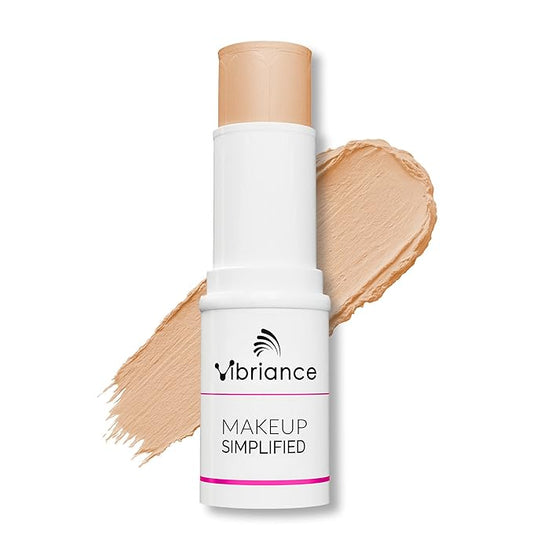 Vibriance Complexion Sticks - Foundation for Mature Skin - Sheer, Buildable Coverage Face Makeup Foundation for Older Women - 3-in-1 Base, Contour, Concealer - Light