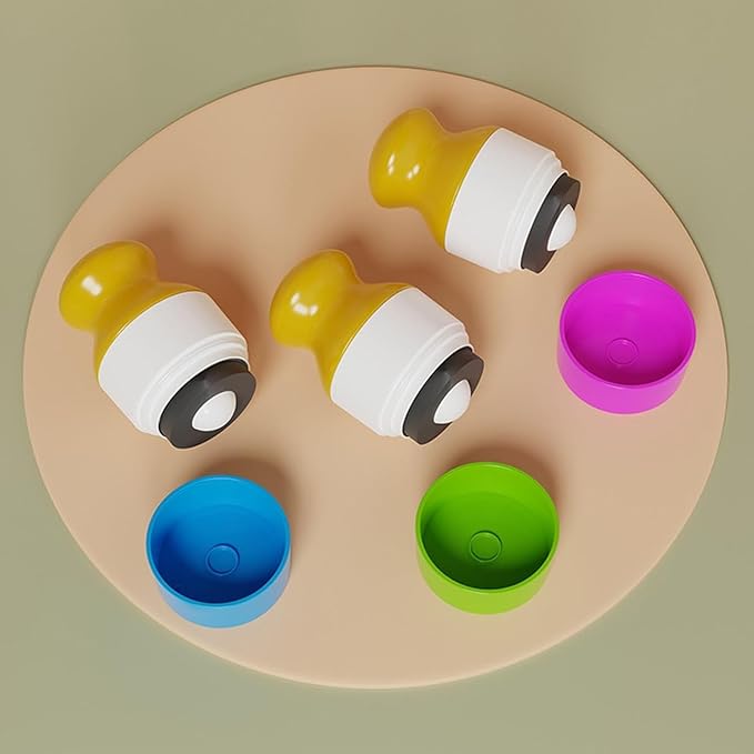 Sunscreen Applicator for Kids,Sunscreen Applicator,Sunblock Applicator for Kids,Suncream & Lotion Applicator For Kids,Refillable Sponge Roller Applicator (Pink)