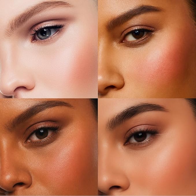 LUMINESS Airbrush Spray Blush Makeup - Fine Mist, Lightweight, Travel Size - Buildable Coverage for All Skin Tones, Natural Radiant Finish, Nourishing Formula with Vitamin E, Long-Lasting & Blendable