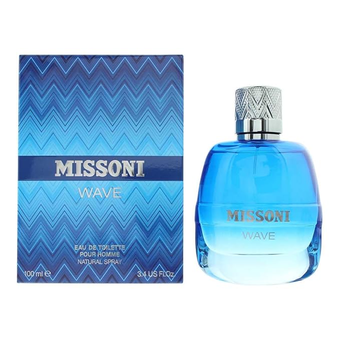 Missoni Missoni Wave Men EDT Spray, 3.4 Fl Oz (Pack of 1)