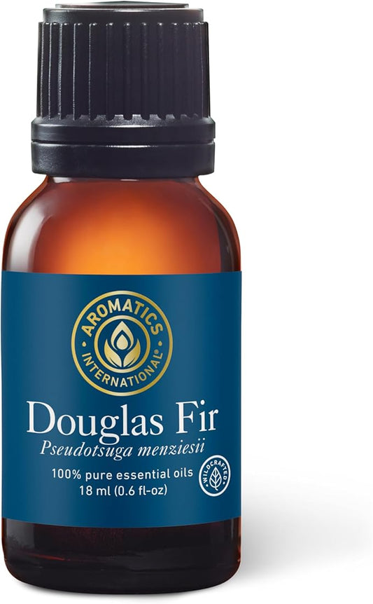 Aromatics International Premium Organic Douglas Fir Essential Oil 18ml | 100% Pure Essential Oil for Diffusion, Aromatherapy & Wellness Use