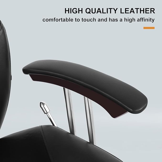 Artist hand Stylist Chairs for Salon All Purpose Barber Chair Reclining Salon Chair, Both Sides Levers for Left-Handed