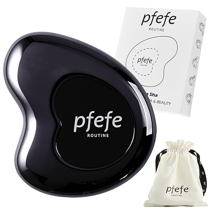 pfefe Stainless Steel Cryo Gua Sha - Gua Sha Facial Beauty Tools - Metal Skin Care Gua Sha for Body SPA Face Neck Eye