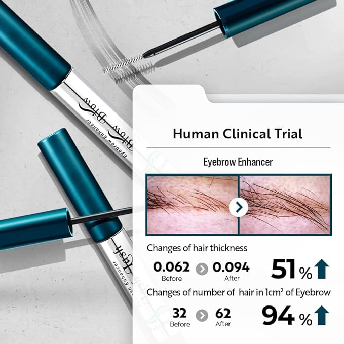 Brow Brow, Eyebrow Enhancer, Eyebrow Lenght, Fullness, Thickness, Made In Korea (10ml, 0.3 fl.oz)