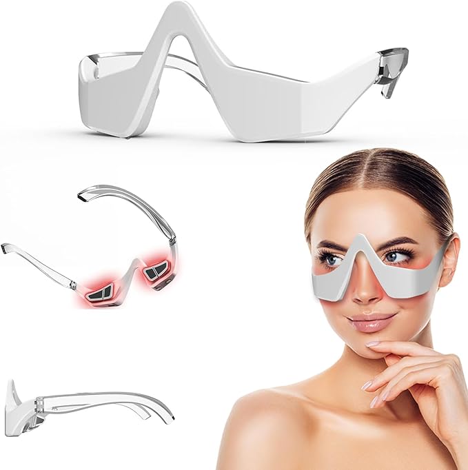 Under Eyes Red Light Therapy, Neodiva Therapy Advanced Under-Eye Renewal Therapy, Microcurrent Eye Beauty Device, Diminishes Dark Circles and Wrinkles