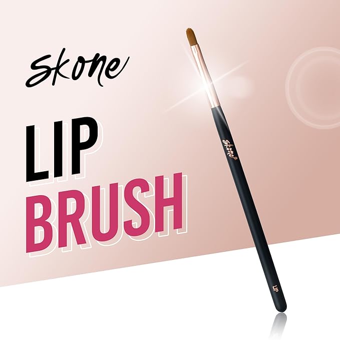 Precision Lip Brush For Smooth Applications – Skone Cosmetics Bring Professional Grade Lipstick Brushes And Lip Gloss Brushes Directly To The Consumer