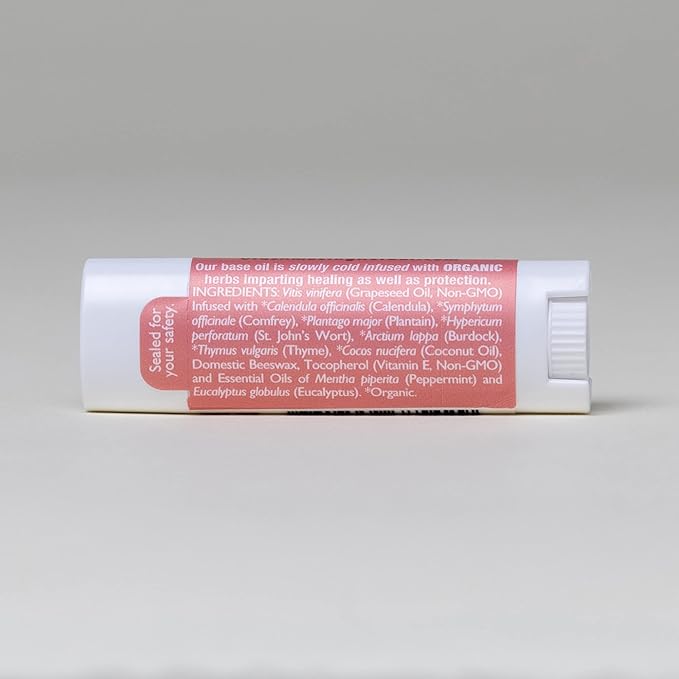 Natural Lip Balm, Herbal Infused, Mintyliptus