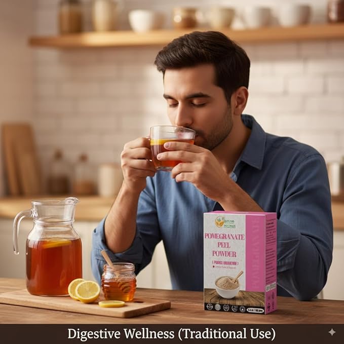 Herbs Botanica Pomegranate Peel Powder 100% Pure & Natural Pomegranate Powder for Herbal Tea, Skincare & DIY Beauty Finely Ground, Additive-Free, Resealable Pack 5.3 oz