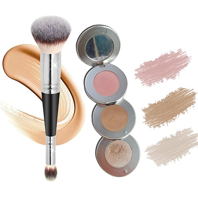 Blush Contour and Highlighter Palette, 3 in 1