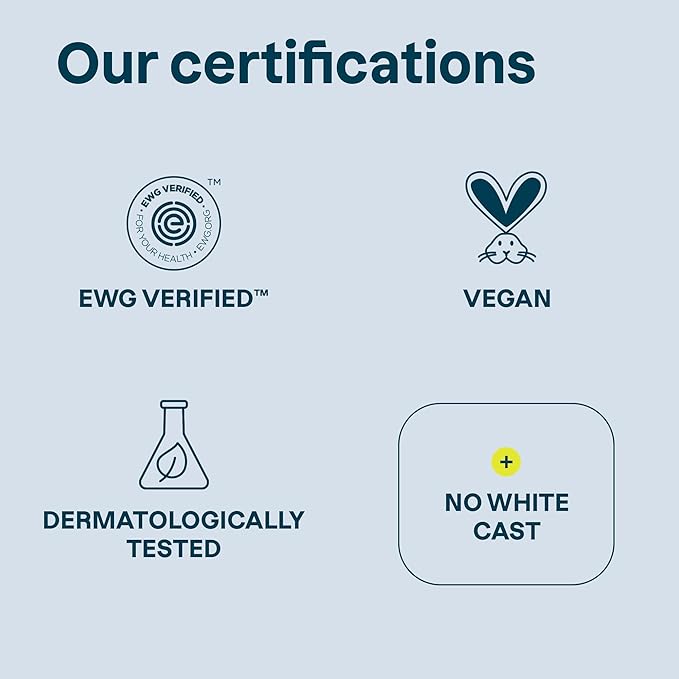 ATTITUDE Mineral Sunscreen for Sensitive Skin, EWG Verified, Broad Spectrum UVA/UVB, Dermatologically Tested, Plant and Mineral-Based Formula, Vegan, SPF 30, Unscented, 5.2 Oz