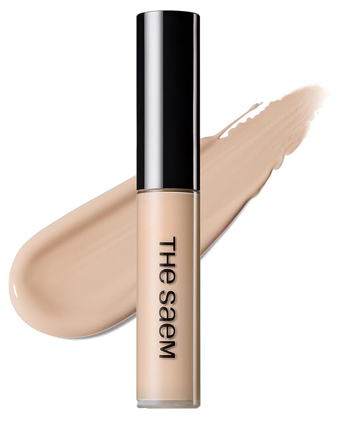 THESAEM Cover Perfection Tip Concealer, Liquid Multi-Use Concealer, Full Coverage Makeup for Acne Dark Spots Dark Circles Hyperpigmentation and Blemishes, 0.2 fl.oz. (#1.75 Middle Beige)