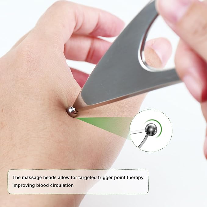 Stainless Steel Guasha Scraping Massage Tool for Soft Tissue Therapy, Ideal for Back, Legs, Arms, Neck, Shoulder Relief (Bird Shape)