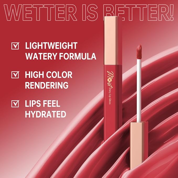 12 Colors Lip Gloss Set, High-Shine Waterproof Collection, Long Lasting Moisturizing Formula with Mirror Finish, Adult (11#, 1 Count (Pack of 1))