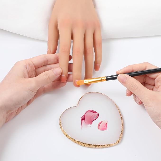 Resin Nail Art Palette, Makeup Palettes Nail Mixing